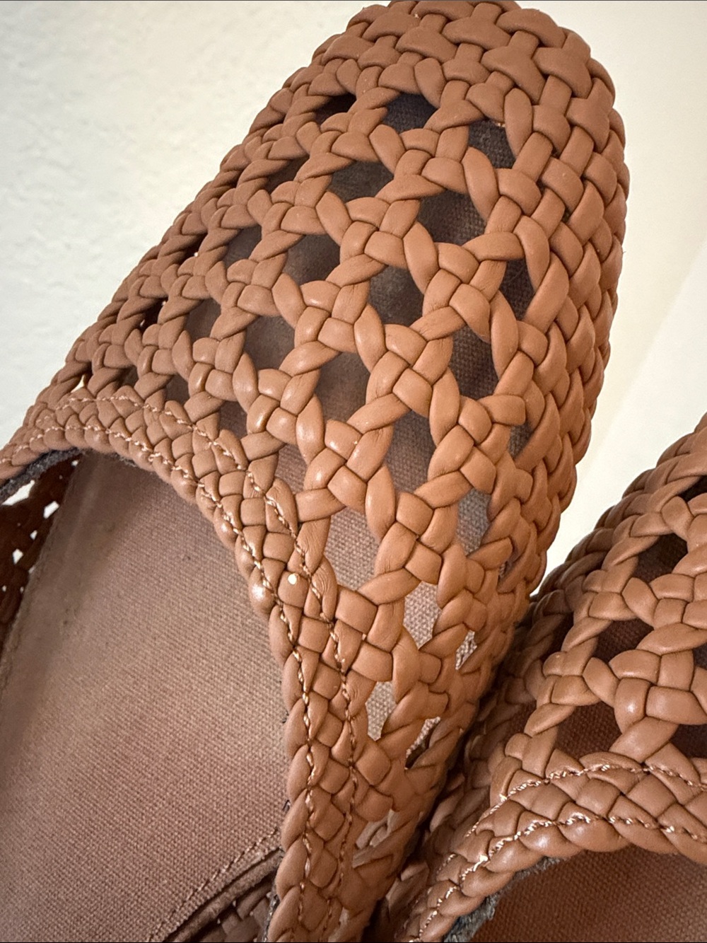 TOMS Briella Brown Woven Flats - Picture 10 of 12